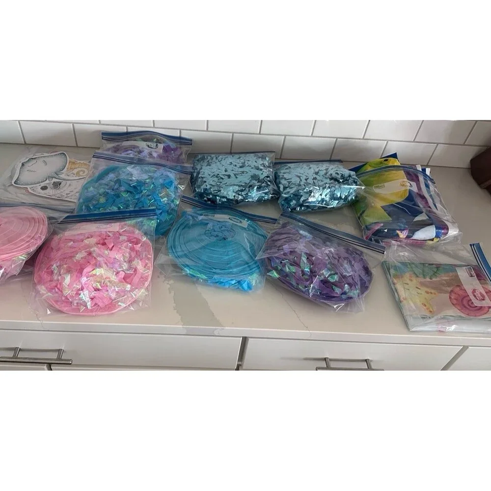 Under the Sea / Ocean Birthday Party Decorations Theme Girl Baby Shower Banner
